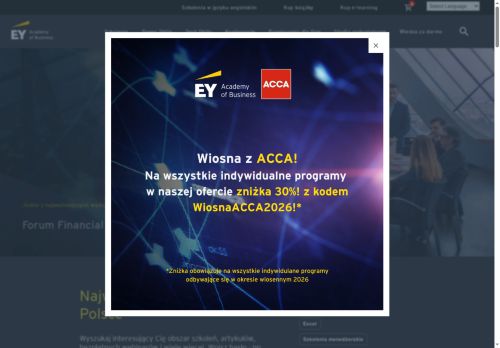 ERNST & YOUNG Sp. z o.o. ACADEMY OF BUSINESS Sp. k.